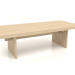 modèle 3D Table basse JT 13 (1600x700x450, bois blanc) - preview