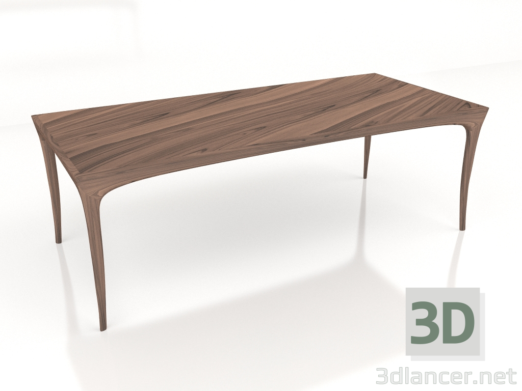 modello 3D Tavolo da pranzo Perro 220x100 - anteprima