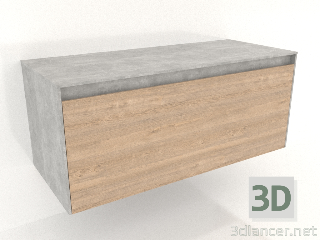 3d model Armario colgante 120 cm (MOB0112BS+MOB0712DB) - vista previa