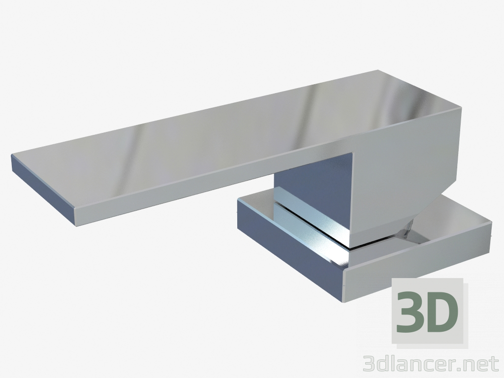 3d model Wall-mounted shower mixer (20005) - preview