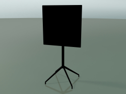 Стол квадратный 5748 (H 103,5 - 69x69 cm, cложенный, Black, V39)