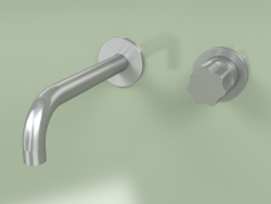 Wall-mounted mixer with spout (17 13 T, AS)