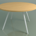 modèle 3D Table ronde 5455 (H 74 - P 120 cm, plaqué chêne naturel L22, V12) - preview