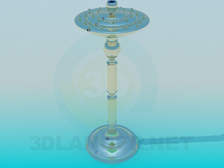 modèle 3D Église de chandelier - preview