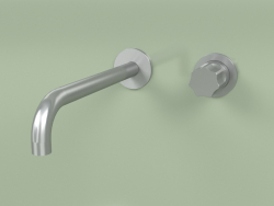 Wall-mounted mixer with spout (17 14 T, AS)