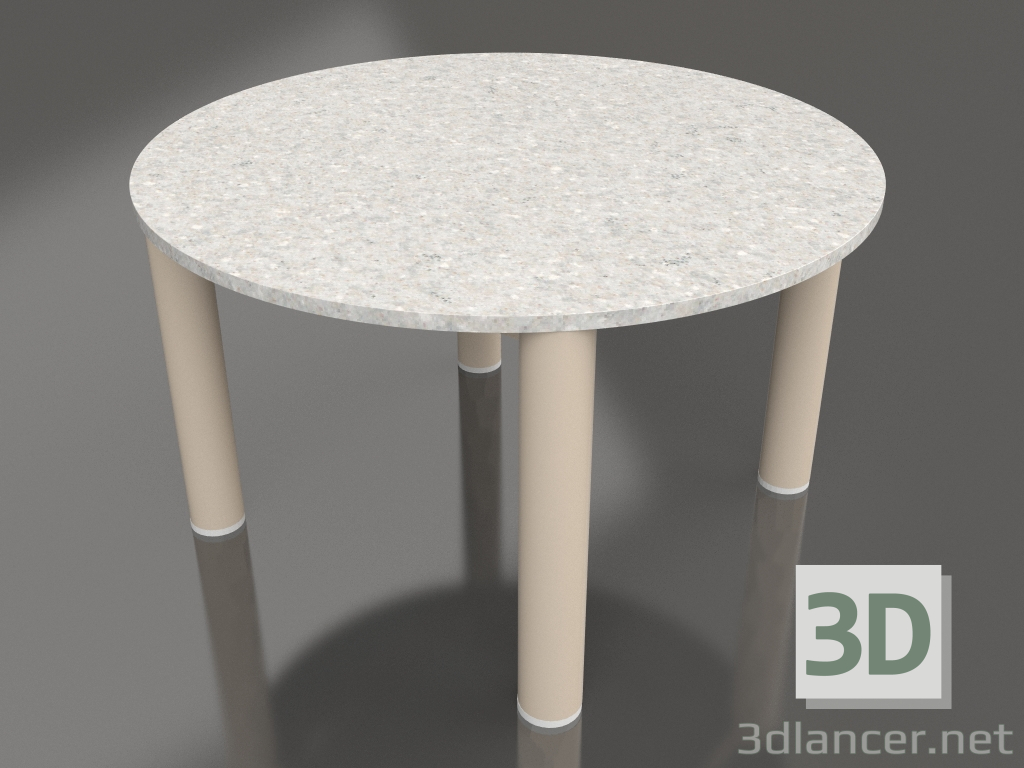 3D Modell Couchtisch D 60 (Sand, DEKTON Sirocco) - Vorschau