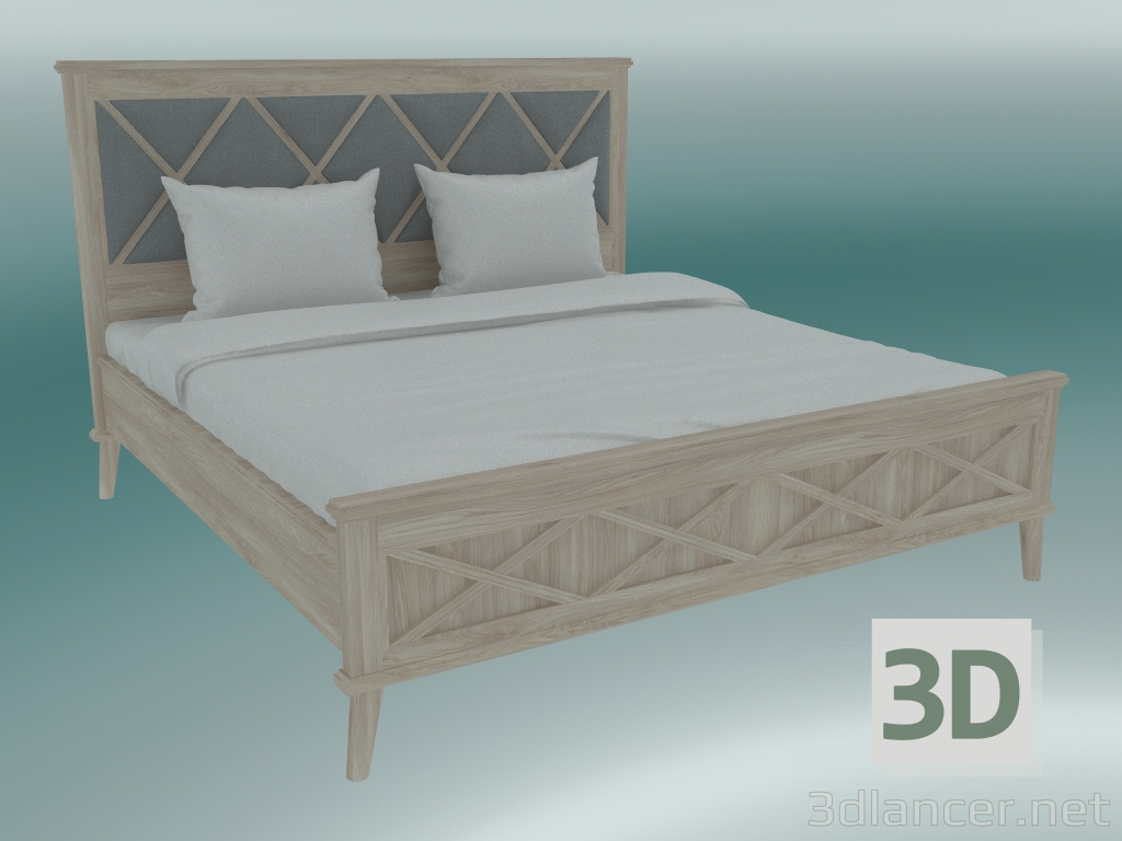 3d модель Ліжко двоспальне Ковентрі – превью