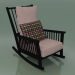 3d model Rocking Chair (09, Black) - preview