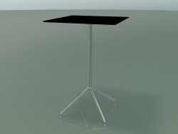 Square table 5748 (H 103.5 - 69x69 cm, spread out, Black, LU1)