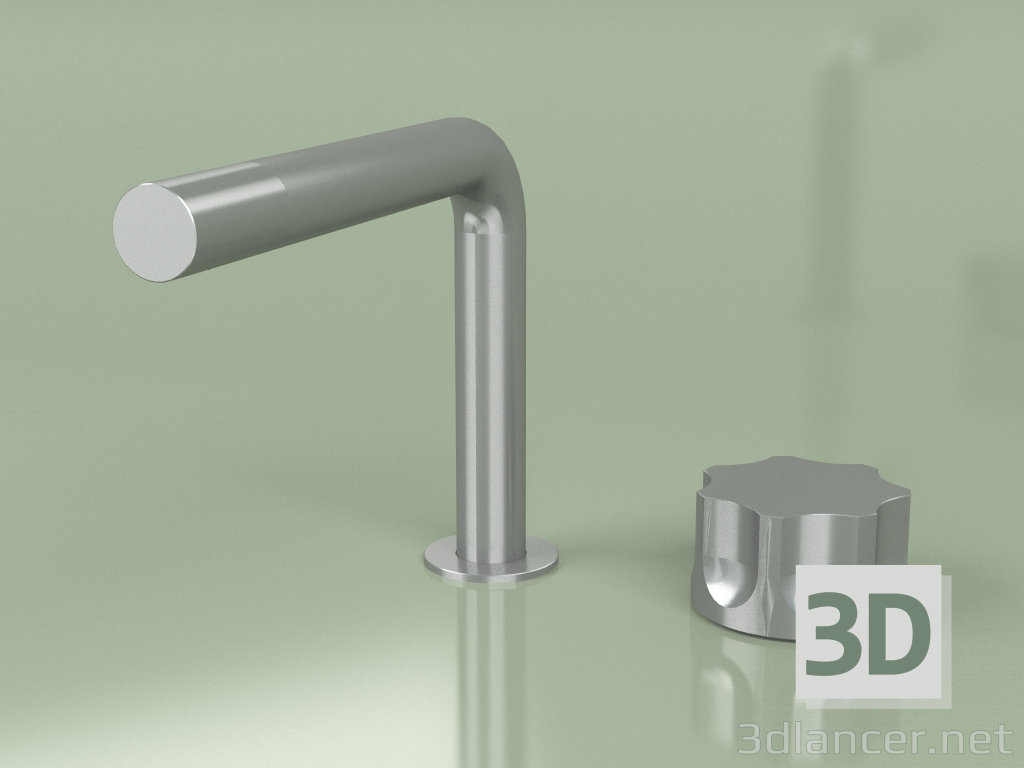 3d model 2-hole hydro-progressive mixer with swivel spout (17 31, AS) - preview