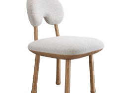 Дизайнерський стілець для макіяжу Solid wood chair