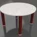 modello 3D Tavolino P 60 (Rosso vino, DEKTON Sirocco) - anteprima