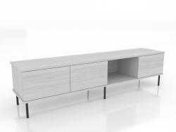 Mueble de TV OPEN 1800 mm (blanco RAL 9010)