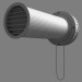 3d The air-supply valve model buy - render
