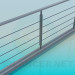 Modelo 3d Trilhos na ponte pedonal - preview
