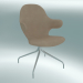 3 डी मॉडल कुंडा कुर्सी पकड़ (JH2, 58x58 N 90cm, पॉलिश एल्यूमीनियम, चमड़ा - सिल्क एनिलिन) - पूर्वावलोकन