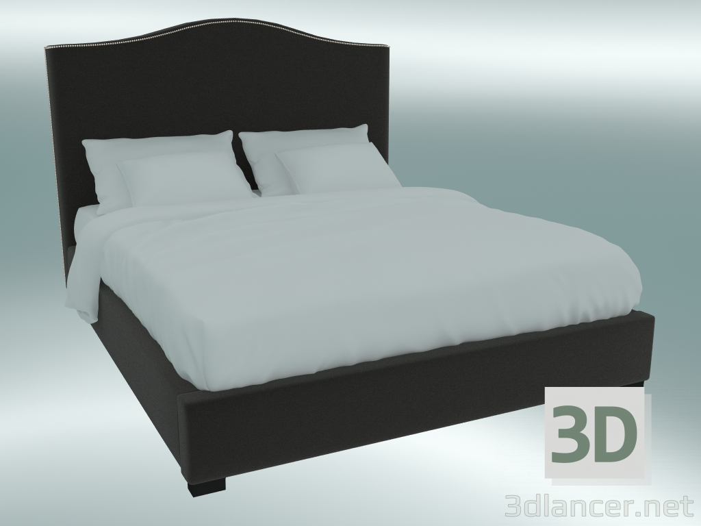3d модель Ліжко двоспальне Дьюсбери – превью