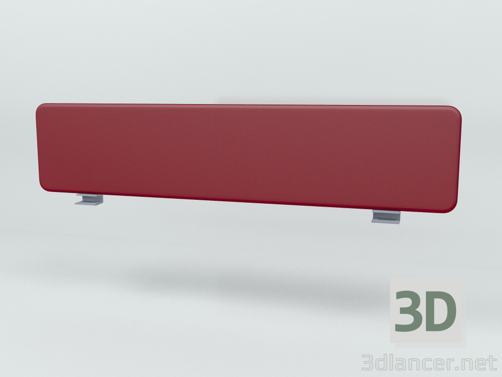 3d модель Акустический экран Desk Single Sonic ZUS16 (1590x350) – превью