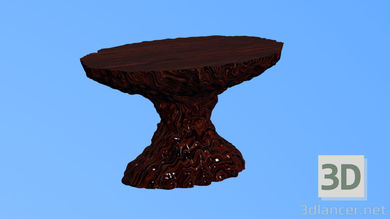 modello 3D di tavolo di design comprare - rendering