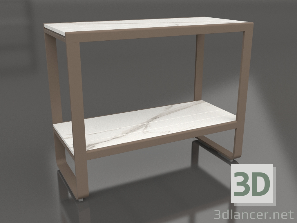 modello 3D Scaffale 90 (DEKTON Aura, Bronzo) - anteprima