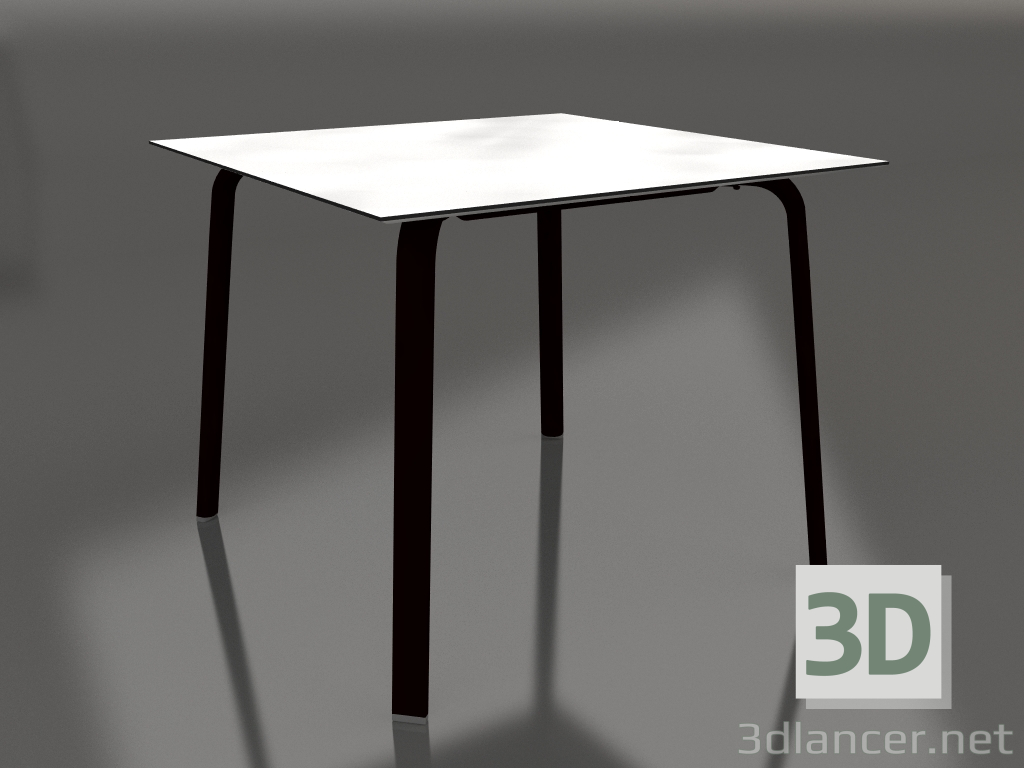 modèle 3D Table à manger 90 (Noir) - preview