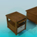 modèle 3D Grandes tables en bois - preview