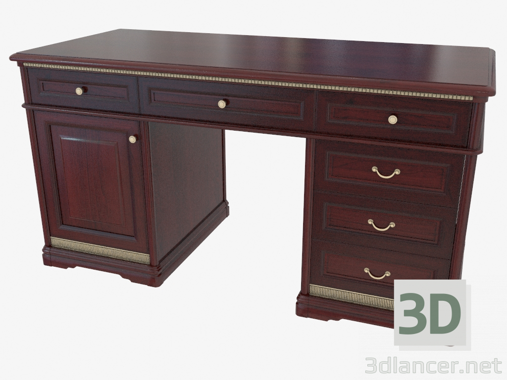 modello 3D Desk dvukhtumbovy (1528x803x700) - anteprima