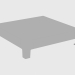 3d model Mesa de centro GORKY SMALL TABLE (120x120xH30) - vista previa
