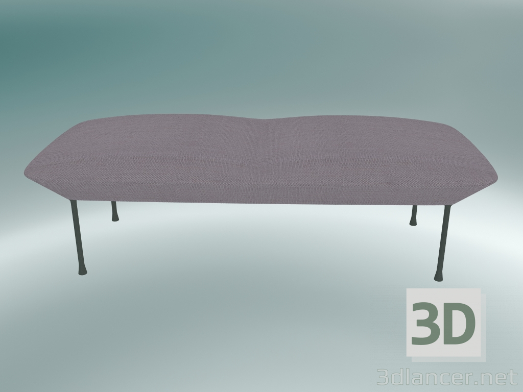 3d model Bench Oslo (Fiord 551, Light Gray) - preview