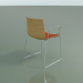 3D modeli Sandalye 0326 (kolçaklı raylarda, ön kaplamalı, doğal meşe) - önizleme