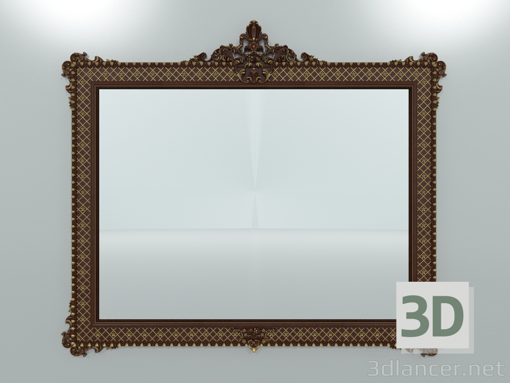 3d model Mirror (art. 14681 walnut) - preview