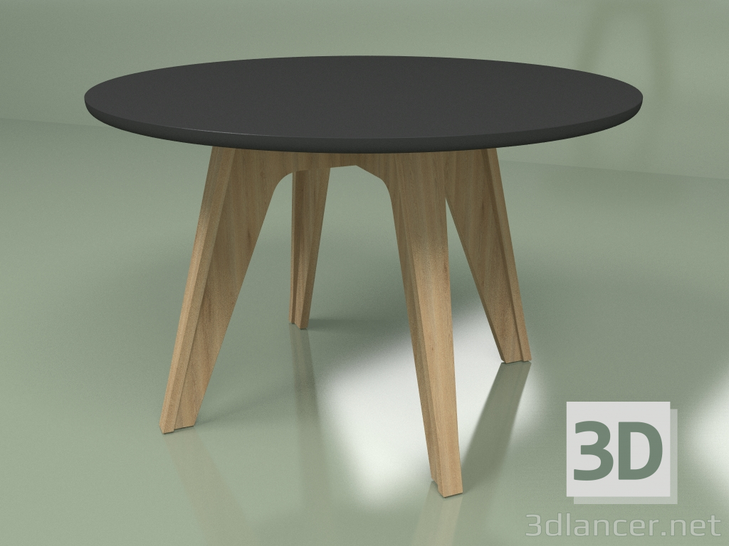 modèle 3D Table à manger TA01 (noir) - preview