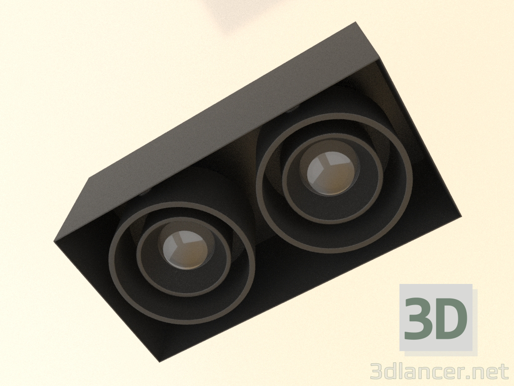 modèle 3D Luminaire encastré Fusion RT L21 - preview