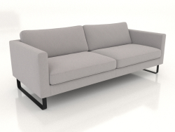 3-seater sofa (metal legs, fabric)