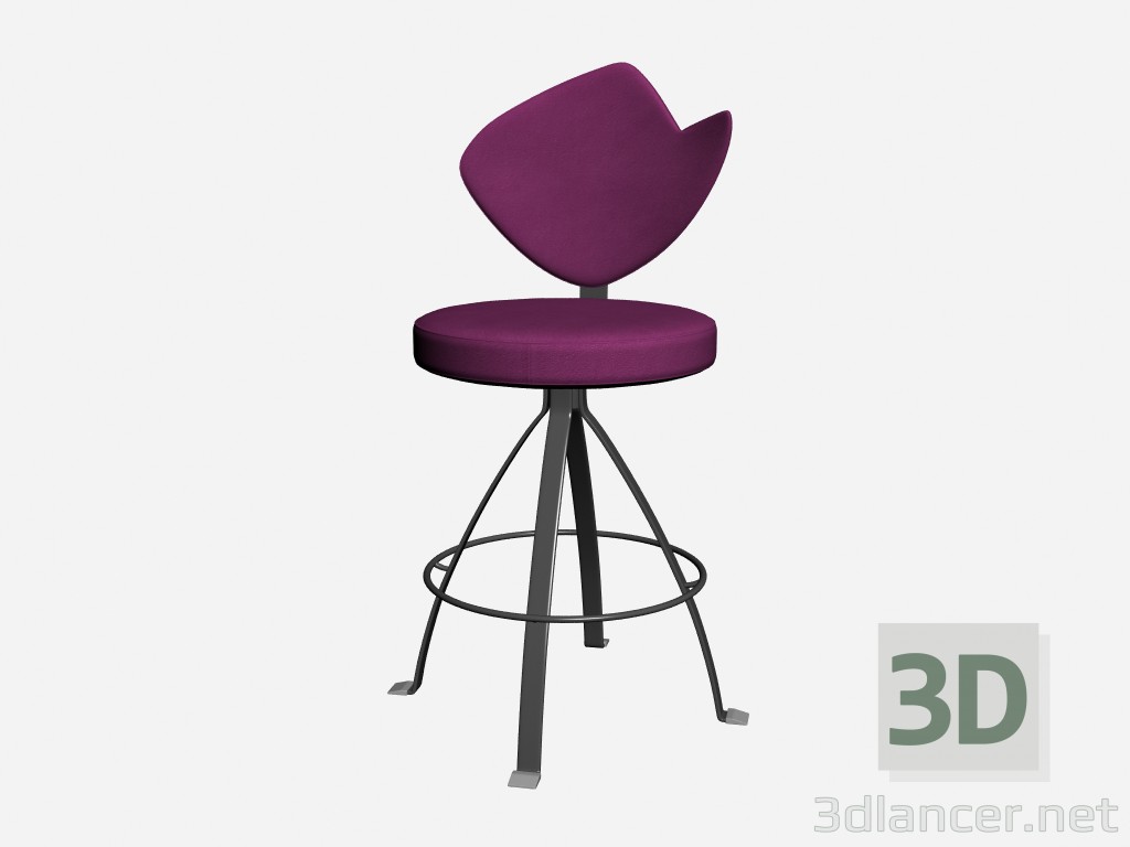 modello 3D Sedia Bar samba 3 - anteprima