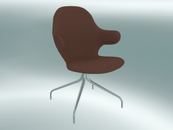 Swivel chair Catch (JH2, 58x58 N 90cm, Polished aluminum, Steelcut Trio 2 - 365)