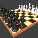 modèle 3D jeu d’échecs - preview