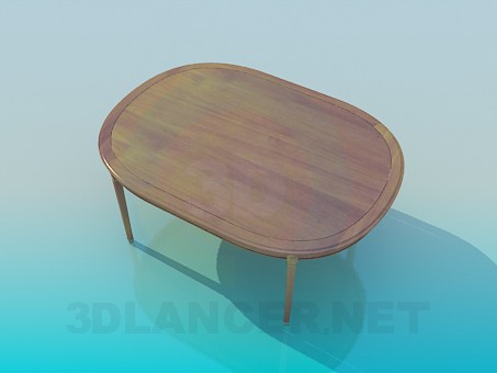 3D Modell Tisch ohne einen Haken - Vorschau