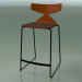 3d model Stackable Bar Stool 3712 (with cushion, Orange, V39) - preview