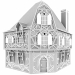 3d Сказочный домик модель купить - ракурс