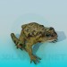 3D modeli Kurbağa - önizleme