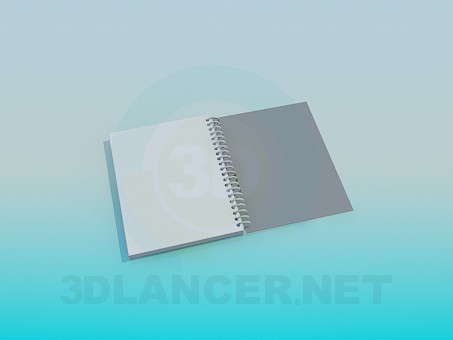 3d model Notepad - preview