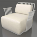 3d model Lounge chair (Grey) - preview