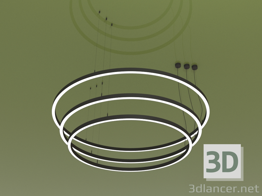 3d model Luminaire RING TRIO (D 1600 mm) - preview