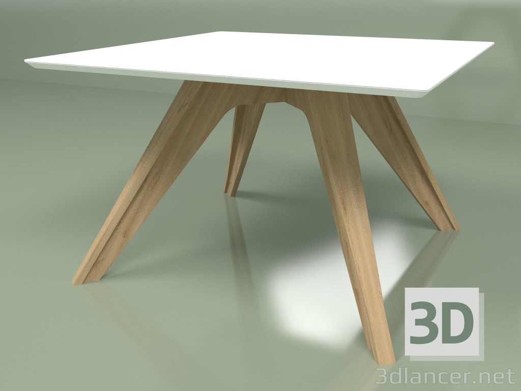 3D modeli Yemek masası TA03 (beyaz) - önizleme