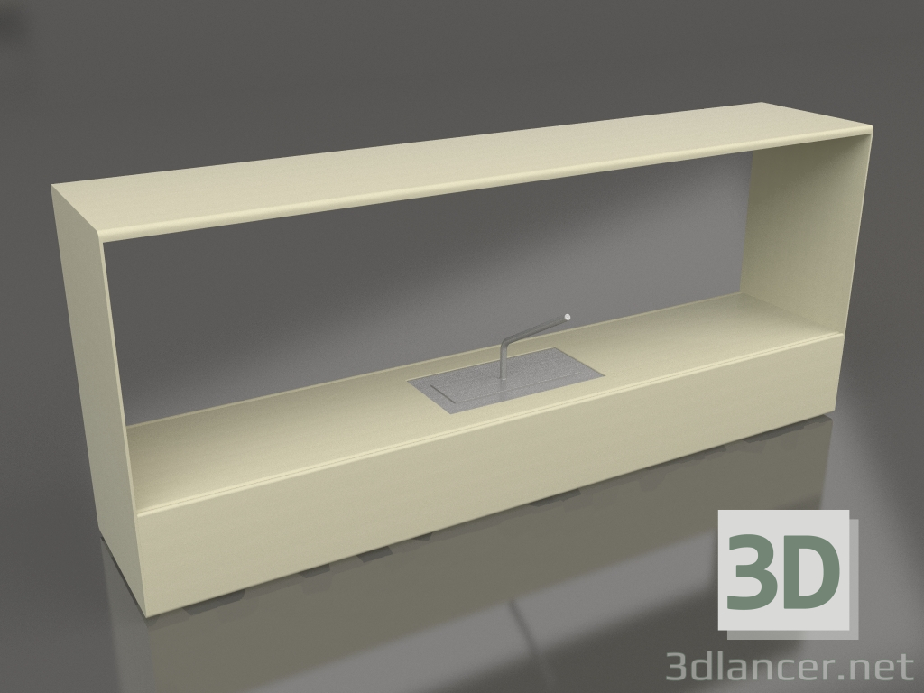 3D modeli Brülör 3 (Altın) - önizleme
