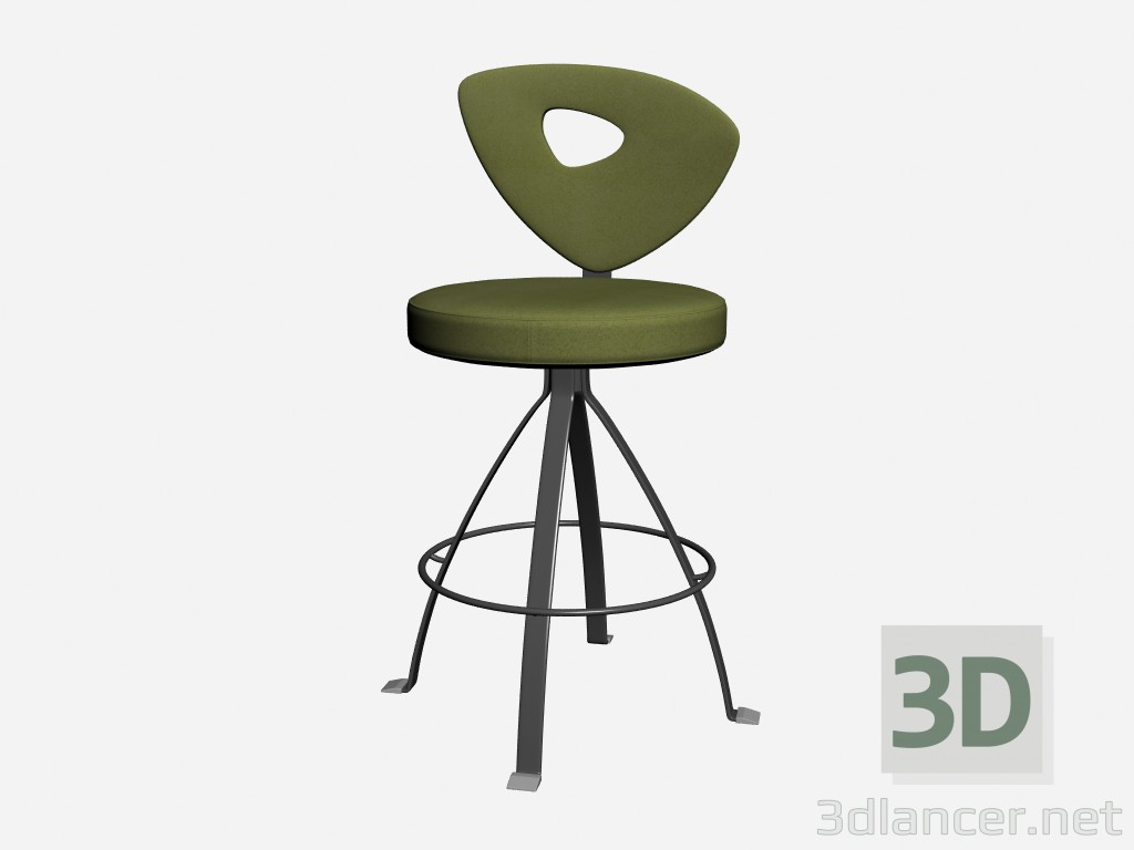 modello 3D Sedia Bar samba 6 - anteprima