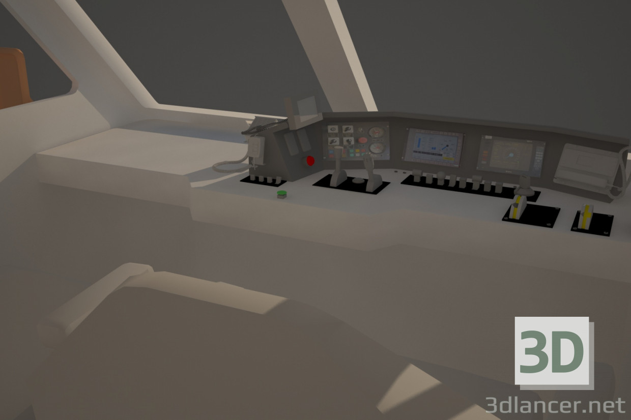 3d model Driver's cabin - preview