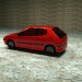 3 डी प्यूज़ो 206 कार मॉडल खरीद - रेंडर