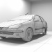 Peugeot 206 Auto 3D-Modell kaufen - Rendern